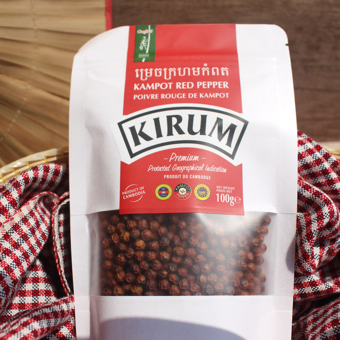 Kirum Red Kampot Pepper in sachet (50g)